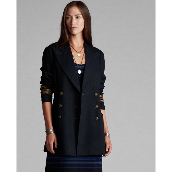 Indigo Peak-Lapel Twill Jacket RRL 4