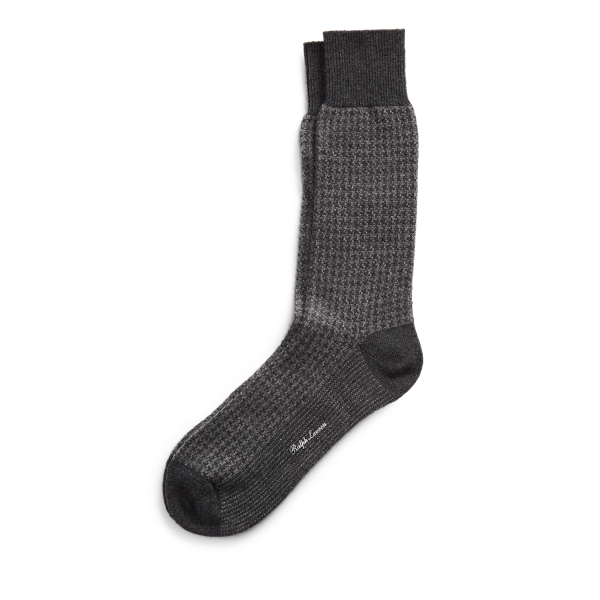 Cashmere-Blend Dress Socks Purple Label in 1
