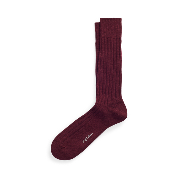 Cashmere-Blend Dress Socks Purple Label en 1