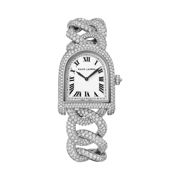 Orologio piccolo oro bianco e diamanti