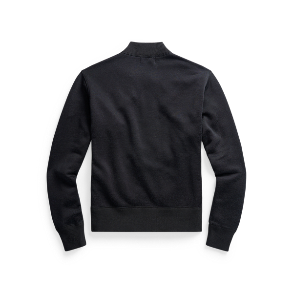 Officer Navy Fleece Baseball Jacket RRL 2