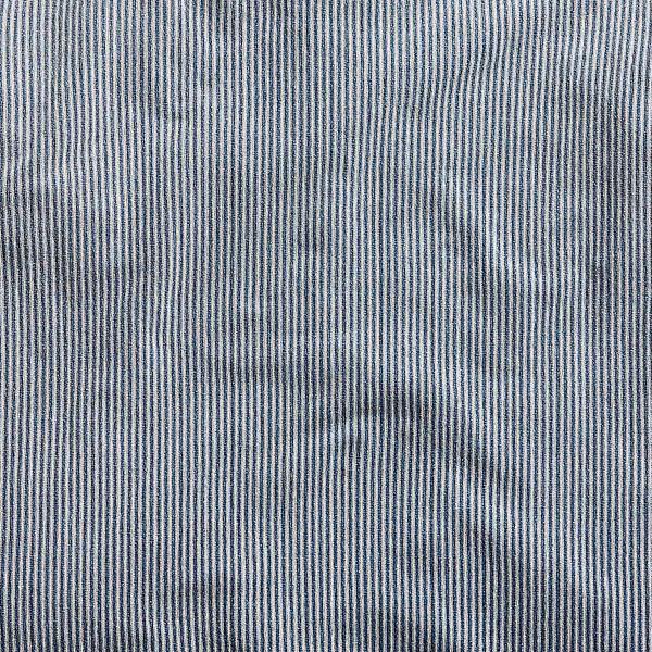 Indigo Jersey Band-Collar Popover RRL 4