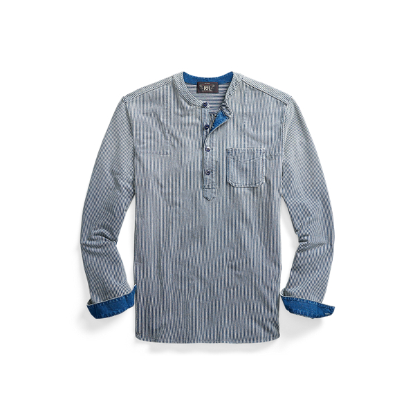 Jersey Band-Collar Popover RRL 1