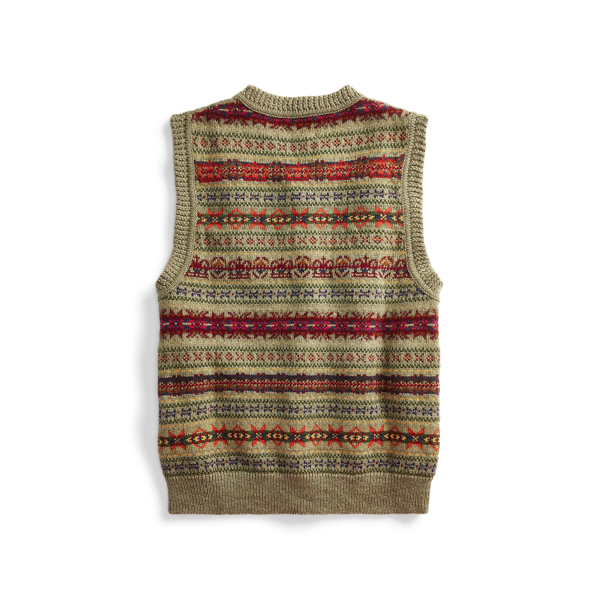 Fair Isle Wool-Blend Vest