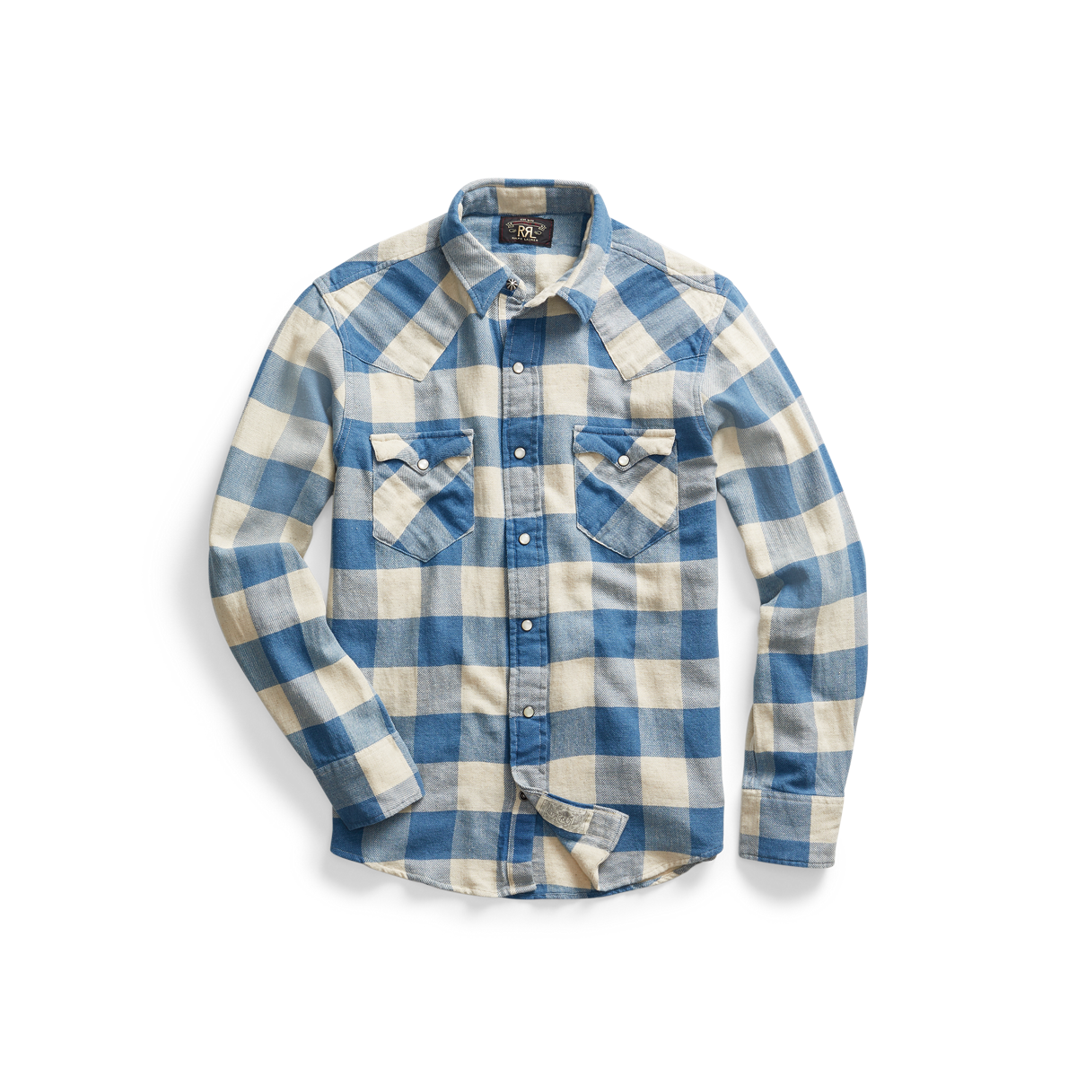 Slim Fit Plaid Twill Western Shirt | Ralph Lauren