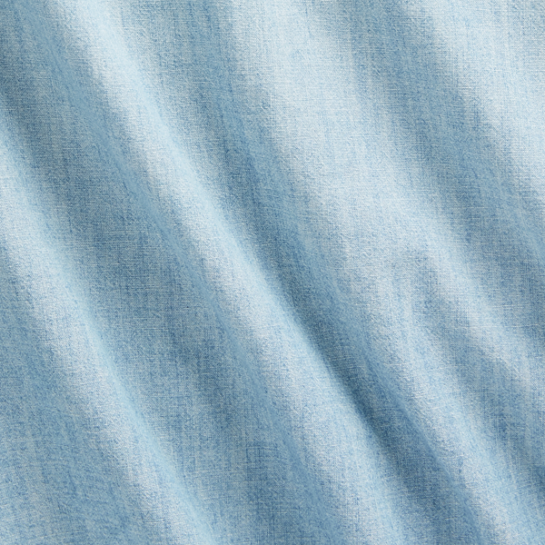 Slim Fit Chambray Western Shirt