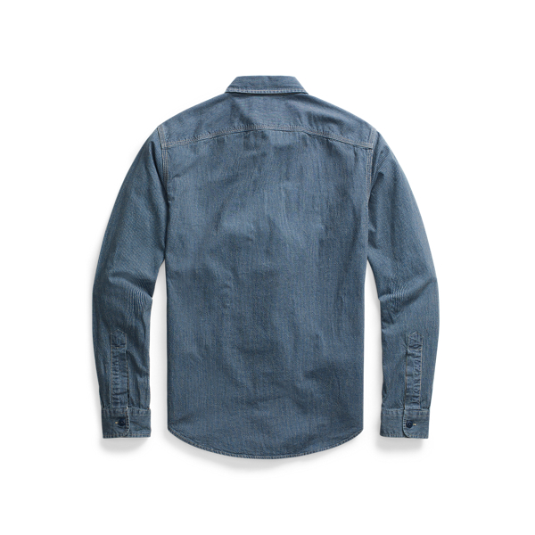 Indigo Indigo Striped Workshirt RRL 2