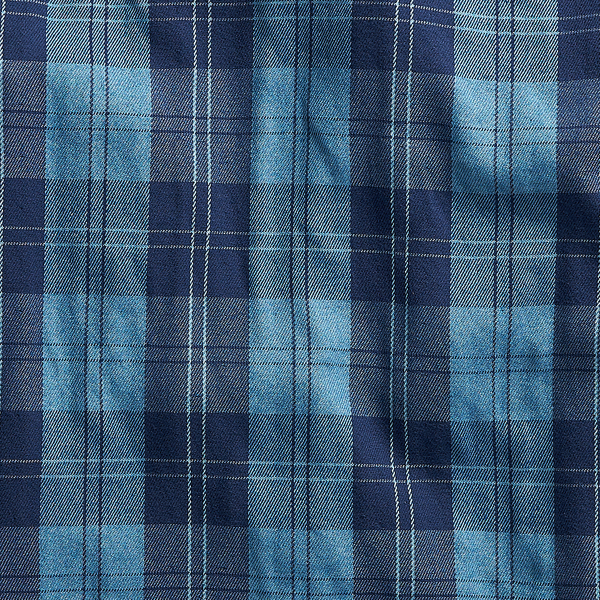 Blue/Indigo Indigo Jacquard Workshirt RRL 5