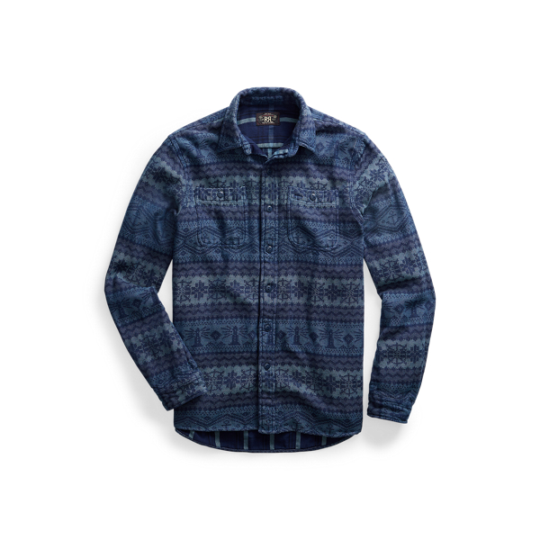 Fair Isle Jacquard Workshirt RRL 1