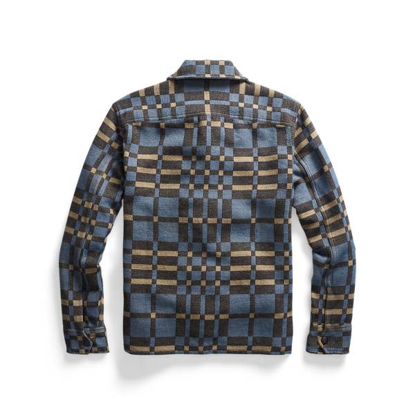 Blue/Black Jacquard Overshirt RRL 2