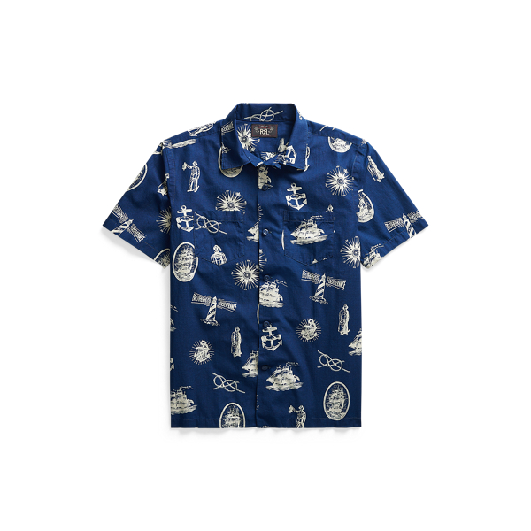 Camicia sahariana indaco