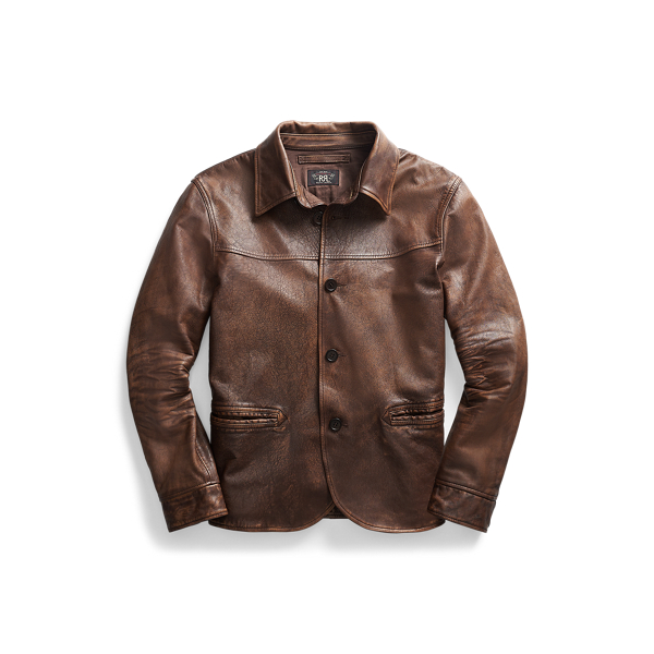 Leather Car Coat Ralph Lauren