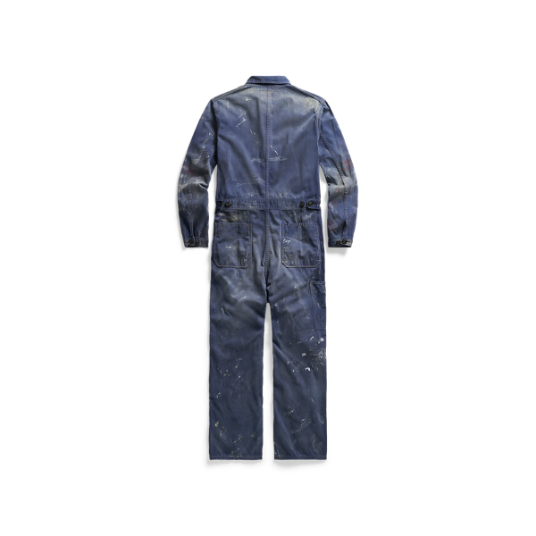 Navy Paint Splatter Paint-Splatter Coverall RRL 2