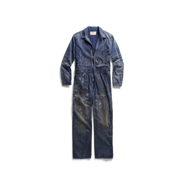 Navy Paint Splatter Paint-Splatter Coverall RRL 3