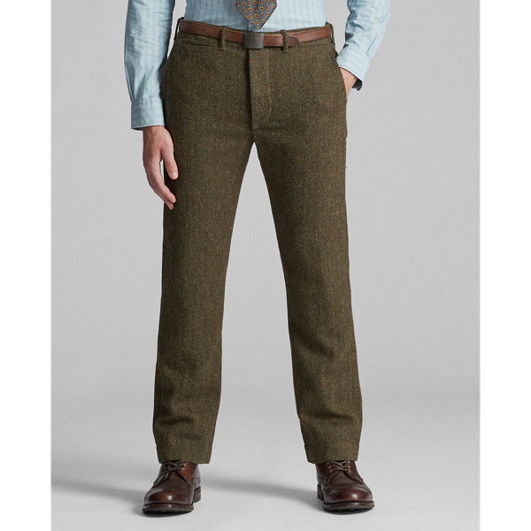 Brown Tweed Wool-Blend Tweed Trouser RRL 3
