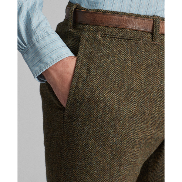 Brown Tweed Wool-Blend Tweed Trouser RRL 5