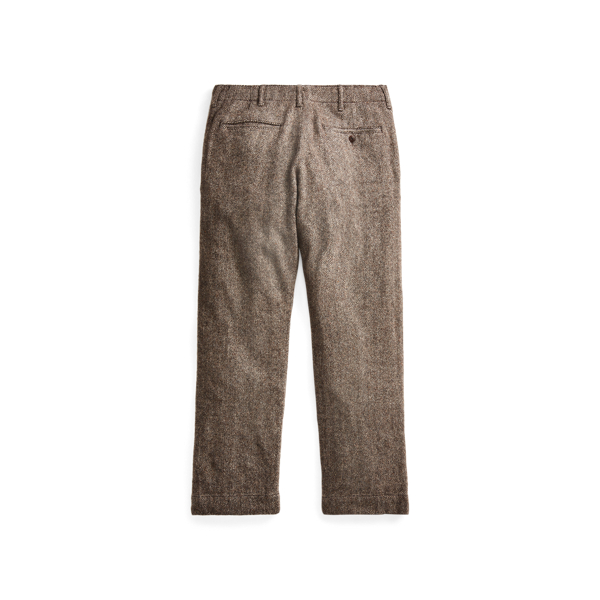 Brown Herringbone Tweed Trouser RRL 2
