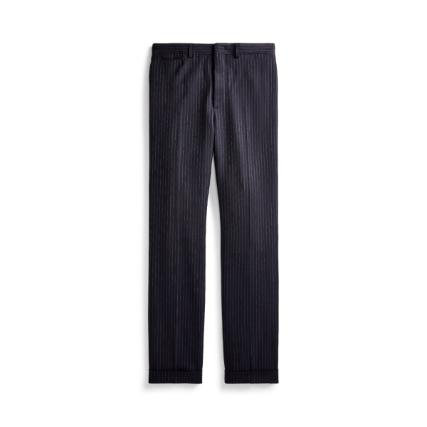 Navy/White Slim Pinstripe Wool Trouser RRL 2