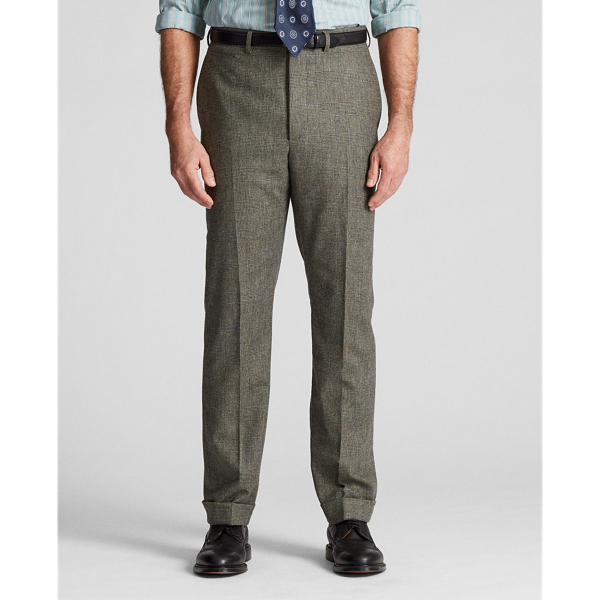 Grey/Multi Slim Fit Glen Plaid Wool Suit Trouser RRL 3