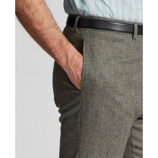 Grey/Multi Slim Fit Glen Plaid Wool Suit Trouser RRL 5