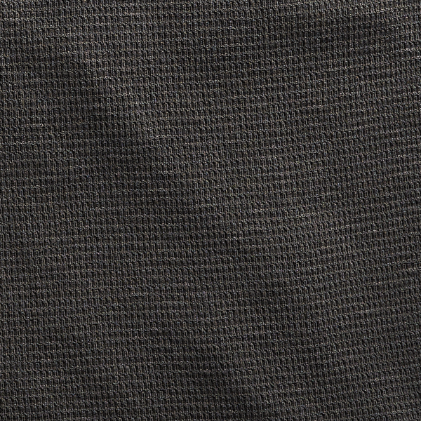 Waffle-Knit Short-Sleeve Henley Shirt