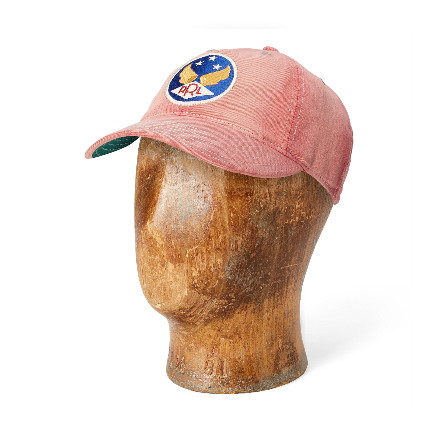 Мужская кепка Ralph Lauren Winged-Logo Twill Ball, цвет: Выцветший красный — фото 2