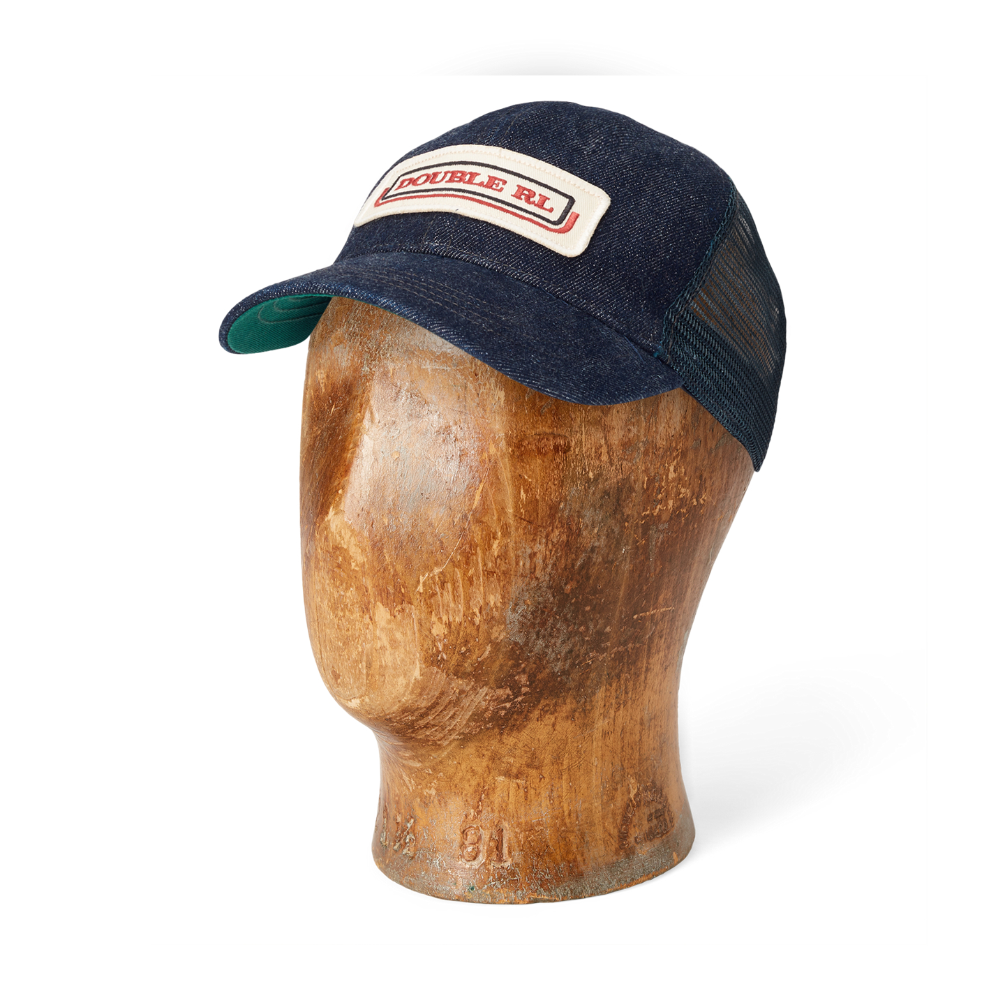 Мужская кепка Ralph Lauren Logo-Patch Indigo Denim Trucker, цвет: Индиго — фото 2