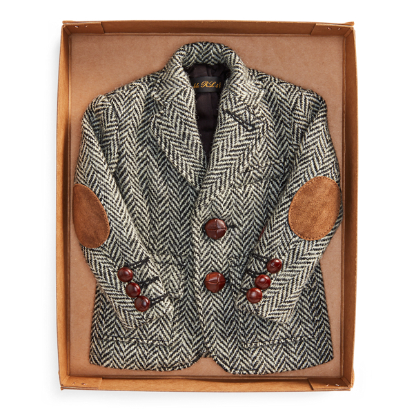 Black/Cream Limited-Edition Mini Tweed Sport Coat RRL 3