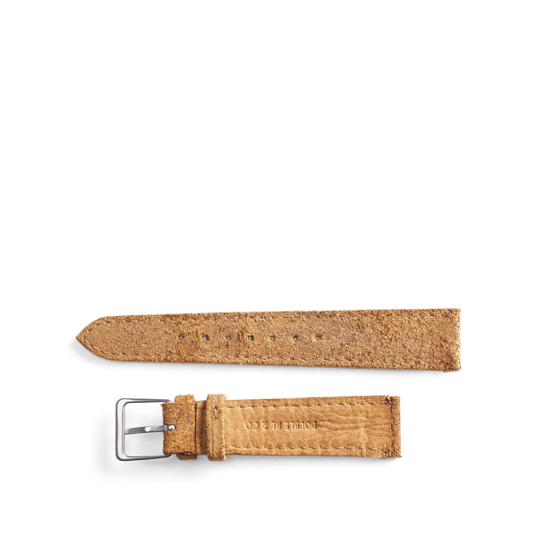 Light Java Roughout Suede Watch Strap RRL 2