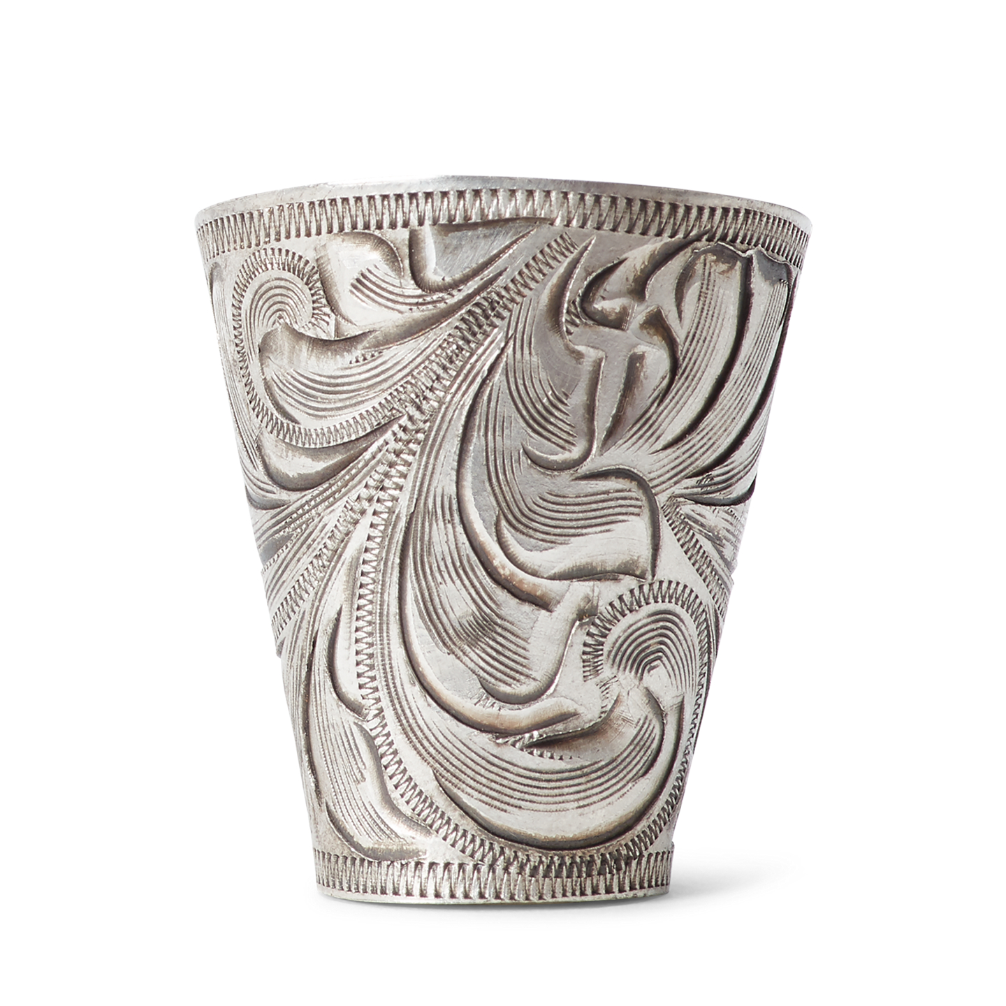 Мужские перчатки Ralph Lauren Engraved Bandanna Slider, цвет: Серебряный — фото 2