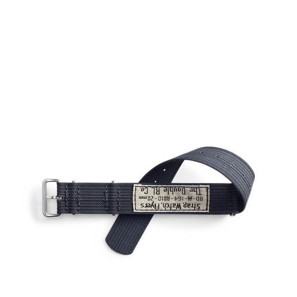 Navy Nylon Watch Strap RRL 2