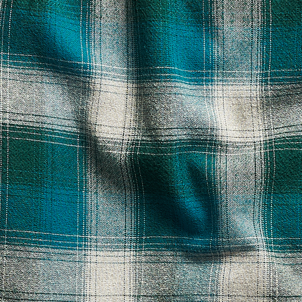Green/Grey Plaid Brushed Camp Shirt RRL 4