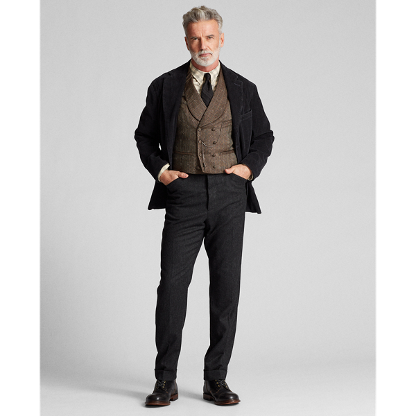 Card-Patterned Jacquard Vest