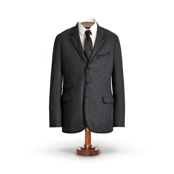 Wool Flannel Suit Jacket RRL 1