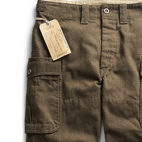 Olive Twill Cargo Trouser RRL 3