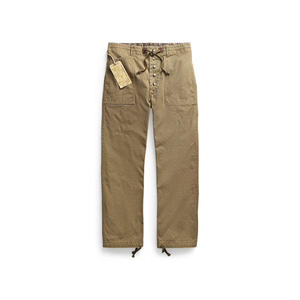 Olive Reversible Camo Canvas Trouser RRL 3