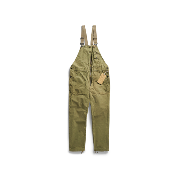 Faded Olive Surplus Canvas Overall RRL 3