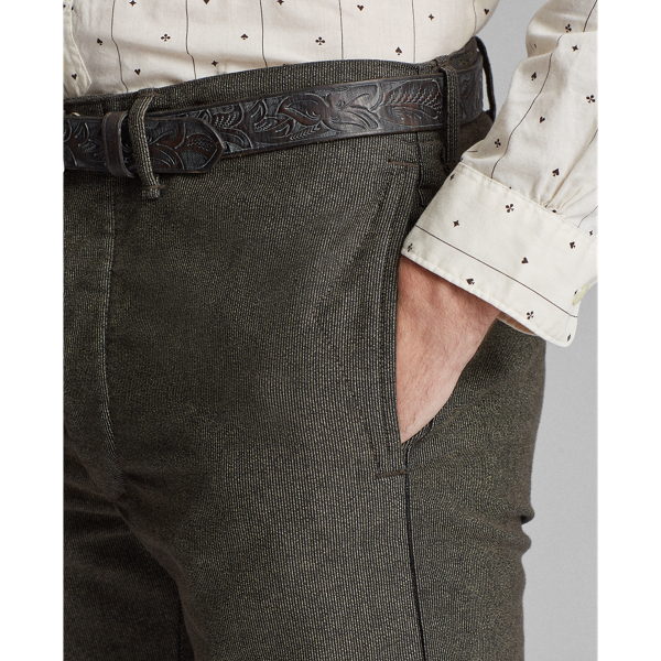 Black White Striped Moleskin Trouser RRL 5