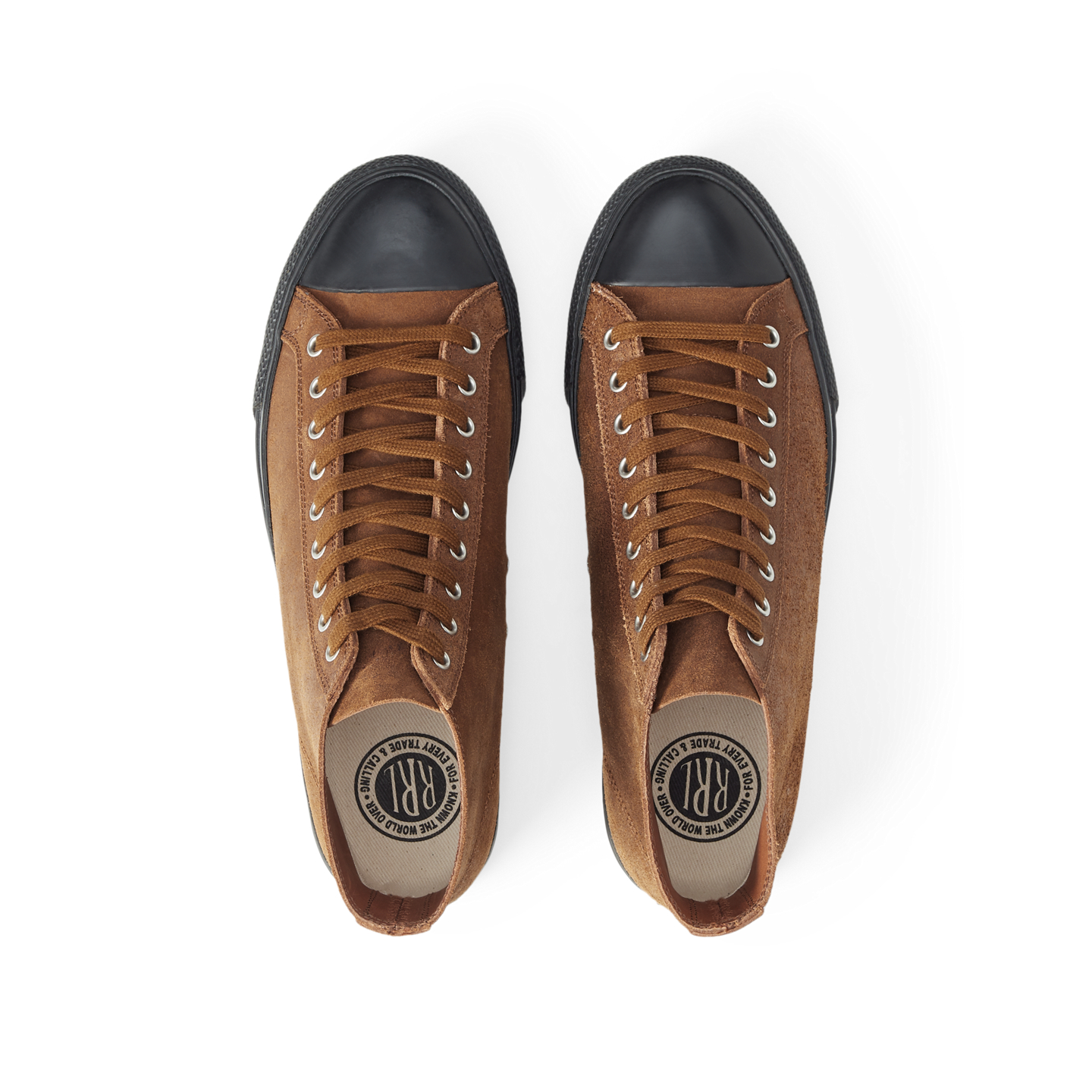 Мужские кроссовки Ralph Lauren Mayport Suede, цвет: Коричневый — фото 2