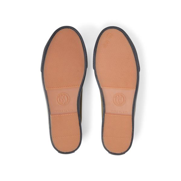 Sneaker aus Segeltuch RRL in GI-Oliv 4