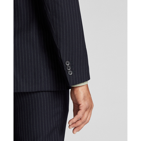 Navy/White Pinstripe Wool Suit Jacket RRL 6