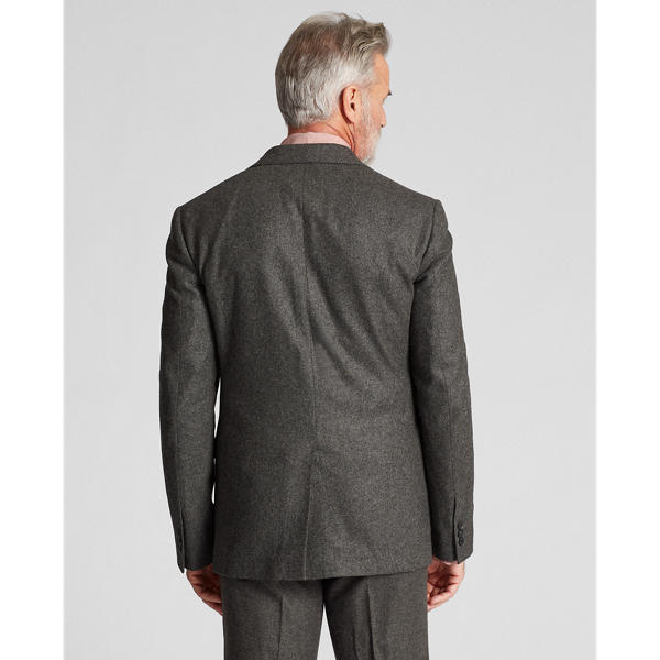 Grey Striped Flannel Suit Jacket RRL 4