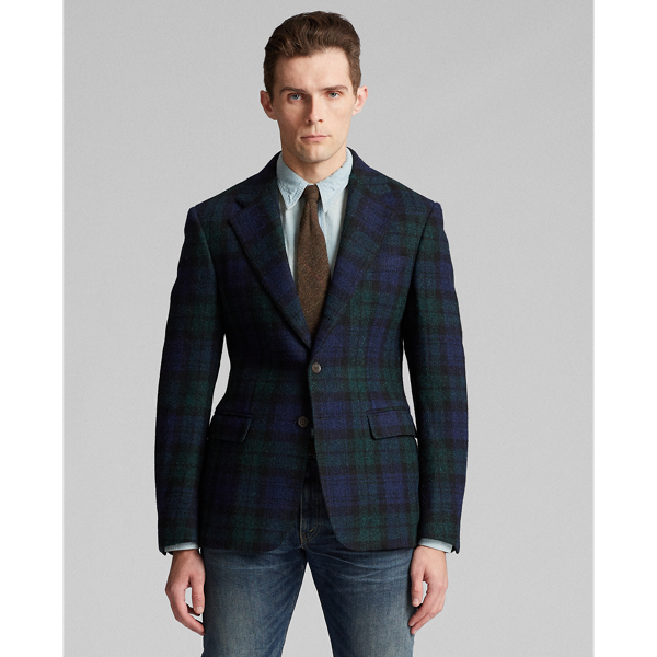 Blackwatch Plaid Plaid Harris Tweed Blazer RRL 3