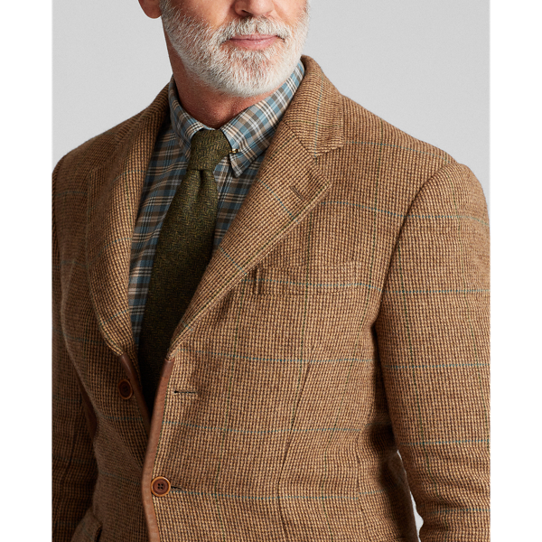 Brown Multi Patchwork Sport Coat RRL 5