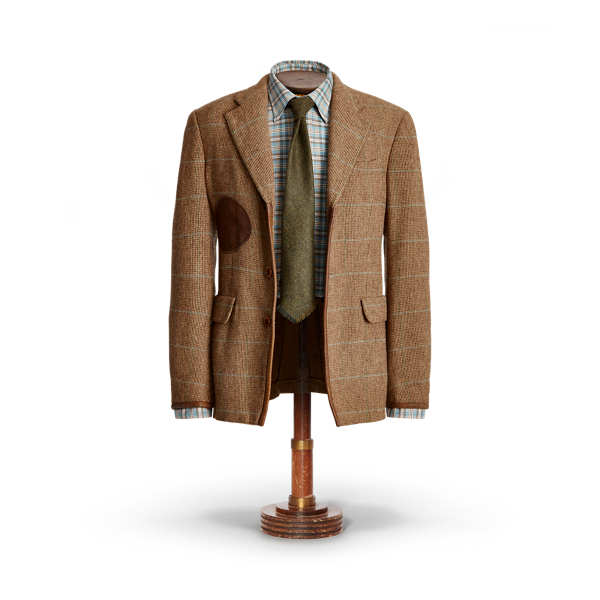 Brown Multi Patchwork Sport Coat RRL 2