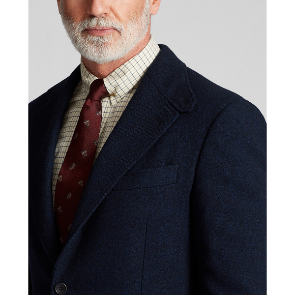 Indigo Indigo Herringbone Sport Coat RRL 5