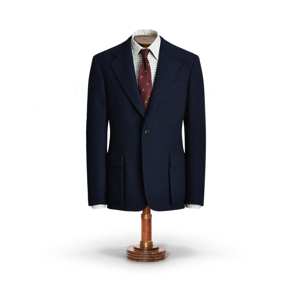 Indigo Indigo Herringbone Sport Coat RRL 2