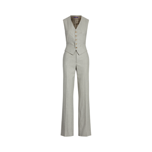Astor Wool Flannel Jumpsuit Ralph Lauren Collection 1