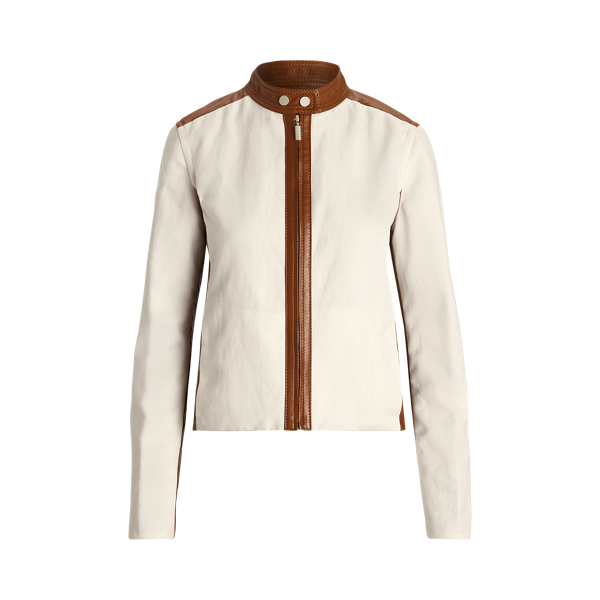 Toffee Kaela Reversible Moto Jacket Ralph Lauren Collection 2