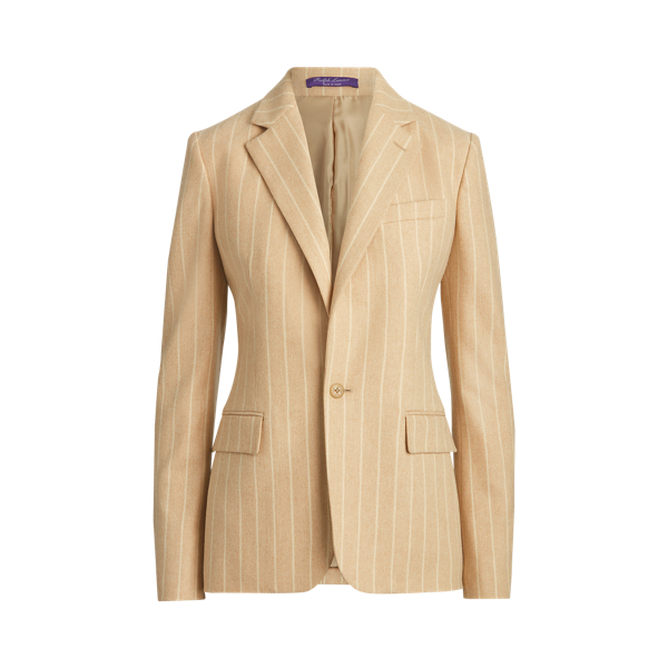 Skylar Striped Wool Jacket Ralph Lauren Collection 1